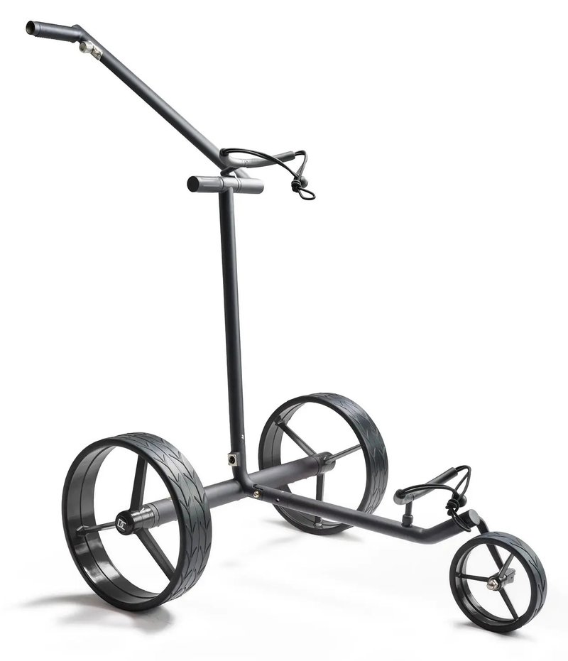 Davies Caddy Premium M Black carrello elettrico, nero