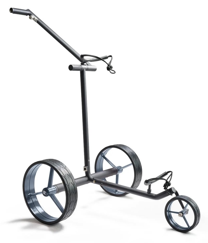 Davies Caddy Premium M Black carrello elettrico, nero