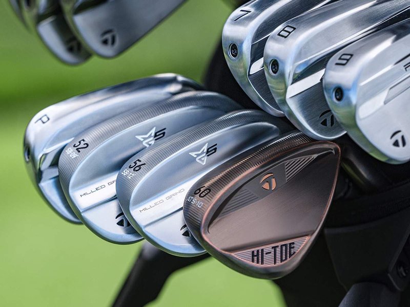 TaylorMade Hi-Toe 5 Aged Copper wedge da uomo, acciaio