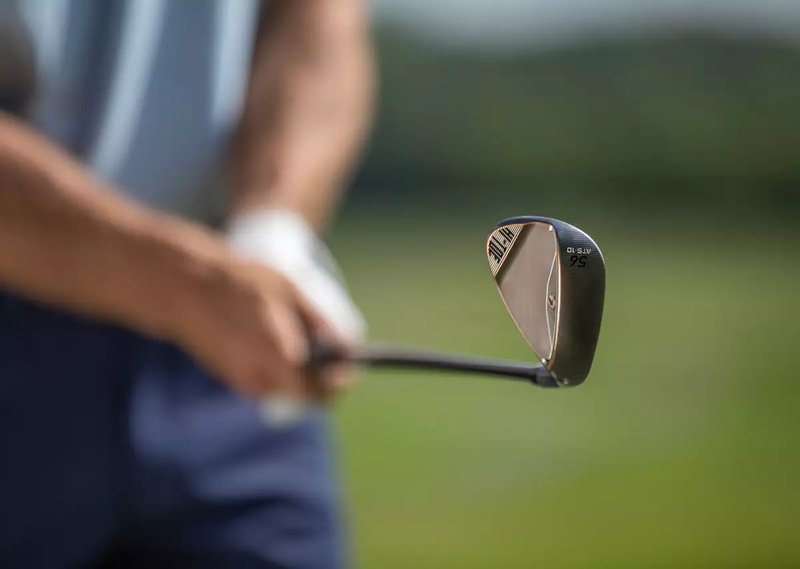 TaylorMade Hi-Toe 5 Aged Copper wedge da uomo, acciaio