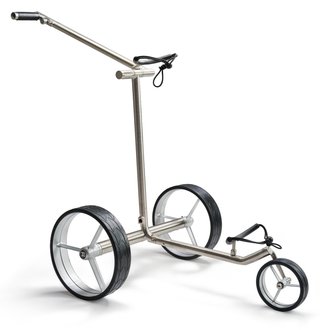Davies Caddy Premium M Brush DHC carrello elettrico, argento