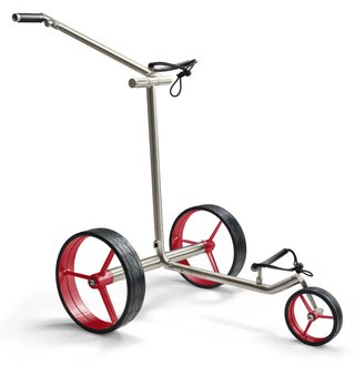 Davies Caddy Premium M Brush DHC carrello elettrico, argento