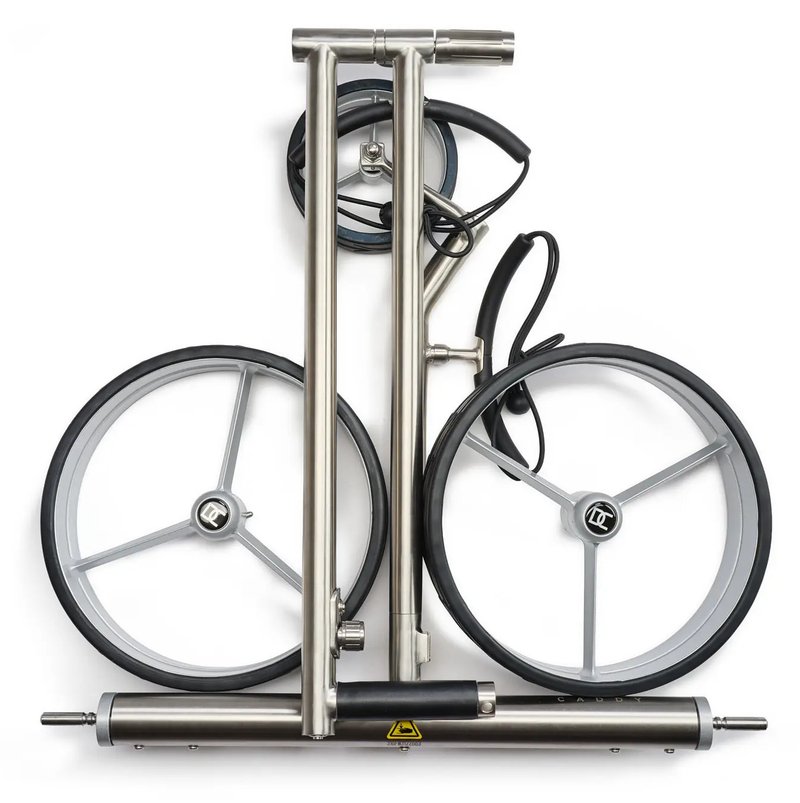 Davies Caddy Premium M Brush DHC carrello elettrico, argento