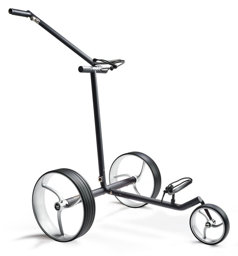 Davies Caddy Premium S Black DHC carrello elettrico, nero