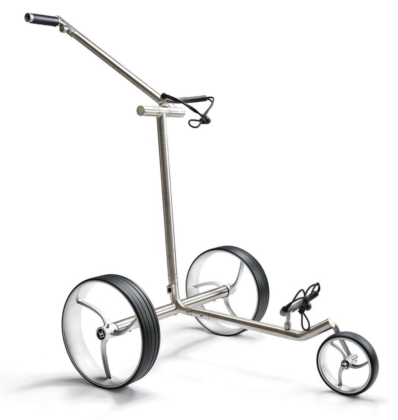 Davies Caddy Premium S Brush DHC carrello elettrico, argento