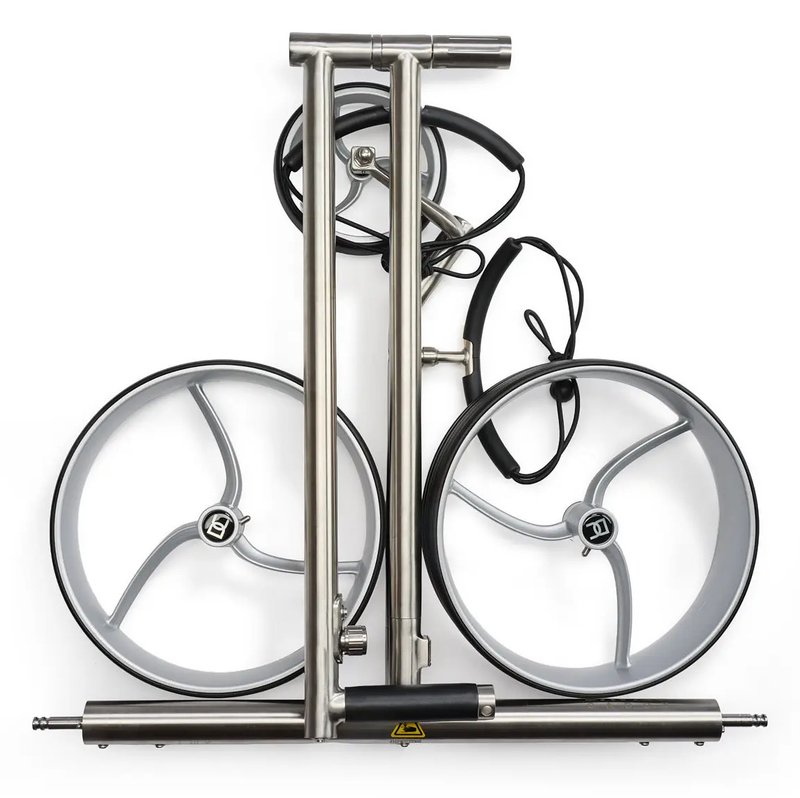 Davies Caddy Premium S Brush DHC carrello elettrico, argento