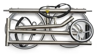 Davies Caddy Premium S Brush DHC carrello elettrico, argento