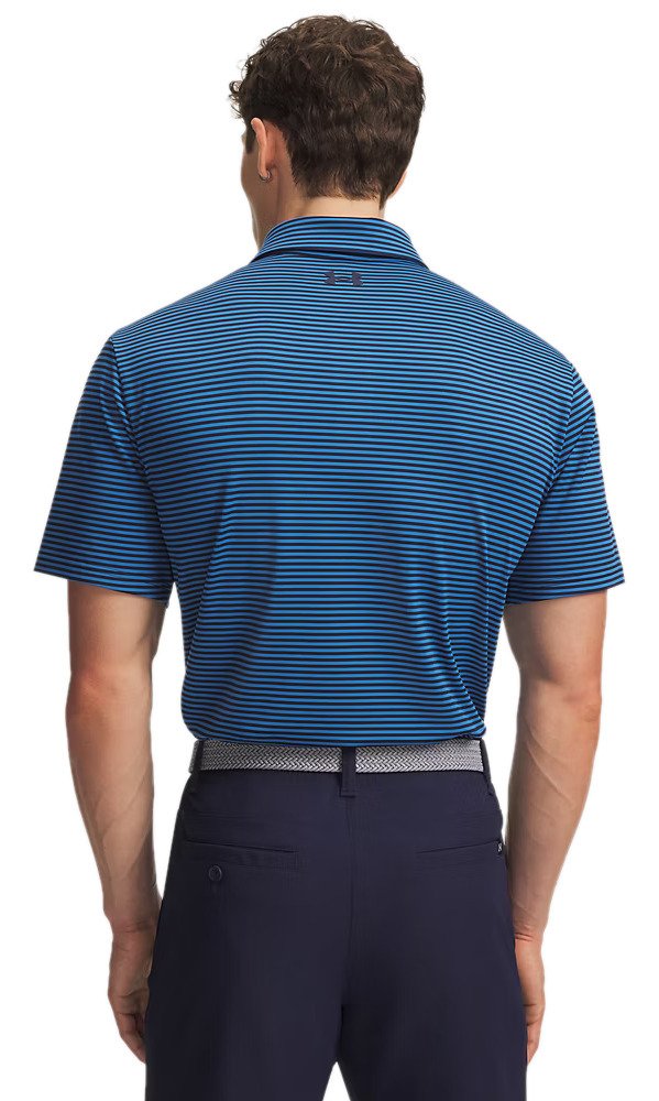Under Armour Playoff 3.0 polo da uomo, midnight navy/aegean blue/bianco