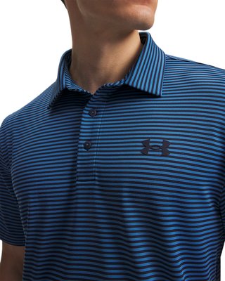 Under Armour Playoff 3.0 polo da uomo, midnight navy/aegean blue/bianco