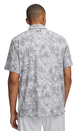 Under Armour Playoff 3.0 Printed polo da uomo, grigio