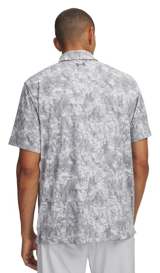 Under Armour Playoff 3.0 Printed polo da uomo, grigio