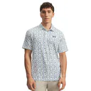 Under Armour Playoff 3.0 Printed polo da uomo, bianco