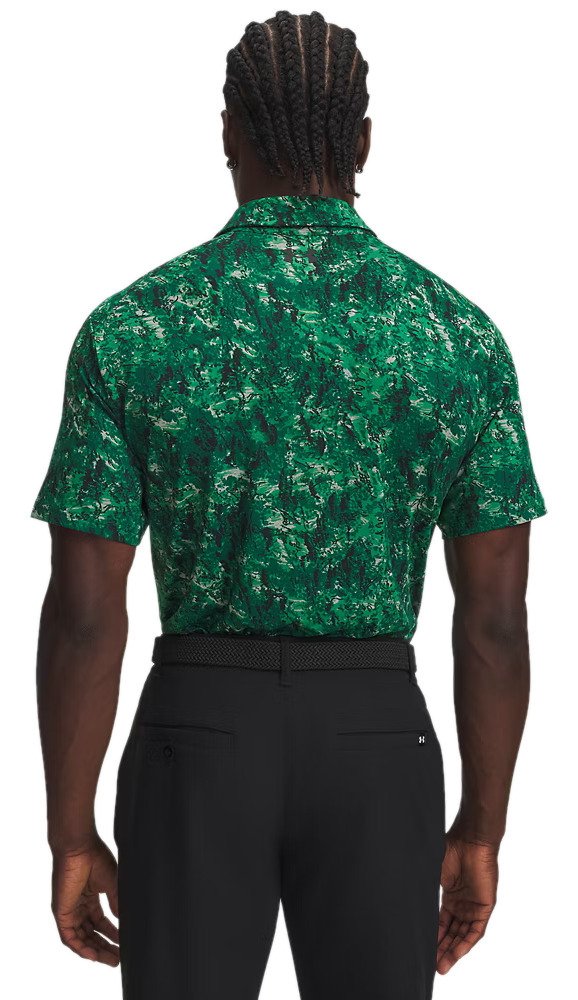 Under Armour Playoff 3.0 Printed polo da uomo, verde