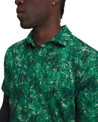 Under Armour Playoff 3.0 Printed polo da uomo, verde