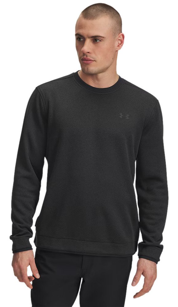 Under Armour Fleece Crew maglione da uomo, nero