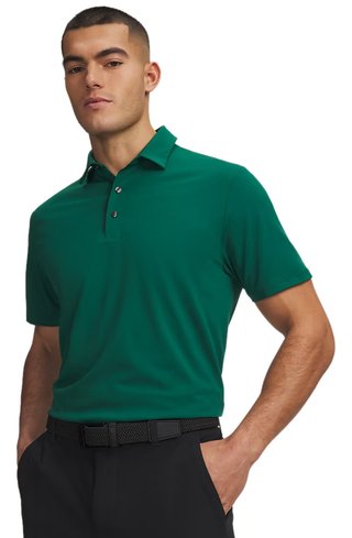 Under Armour ArmourDry polo da uomo, verde/midnight navy
