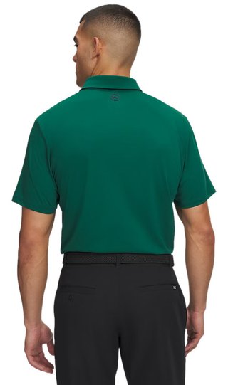 Under Armour ArmourDry polo da uomo, verde/midnight navy