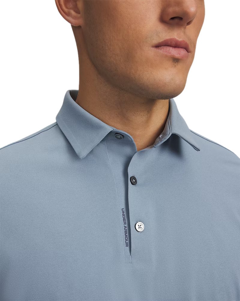 Under Armour ArmourDry polo da uomo, blue wind/midnight navy