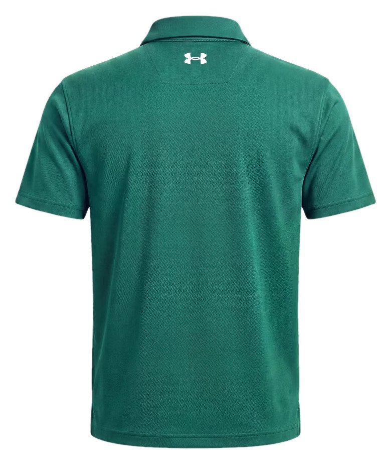 Under Armour Tee To Green Pique polo da uomo, campus ivy/bianco