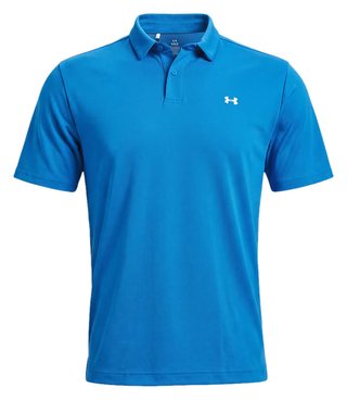 Under Armour Tee To Green Pique polo da uomo, aegean blue/bianco
