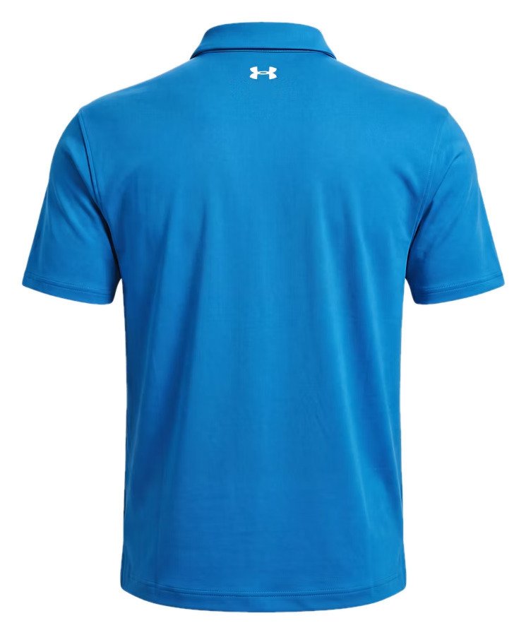 Under Armour Tee To Green Pique polo da uomo, aegean blue/bianco