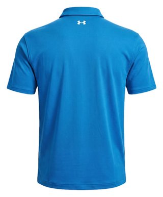 Under Armour Tee To Green Pique polo da uomo, aegean blue/bianco
