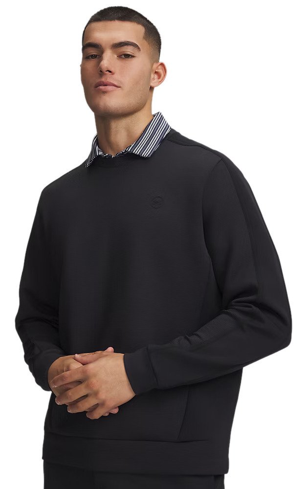 Under Armour UA Drive Crew strato intermedio da uomo, nero