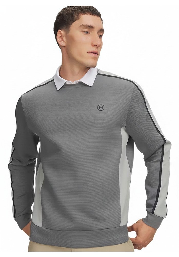 Under Armour UA Drive Crew strato intermedio da uomo, grigio