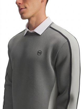 Under Armour UA Drive Crew strato intermedio da uomo, grigio