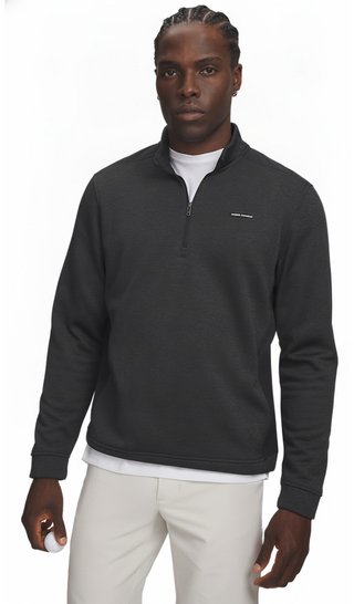 Under Armour Sweaterfleece Hybrid HZ felpa da uomo, nera