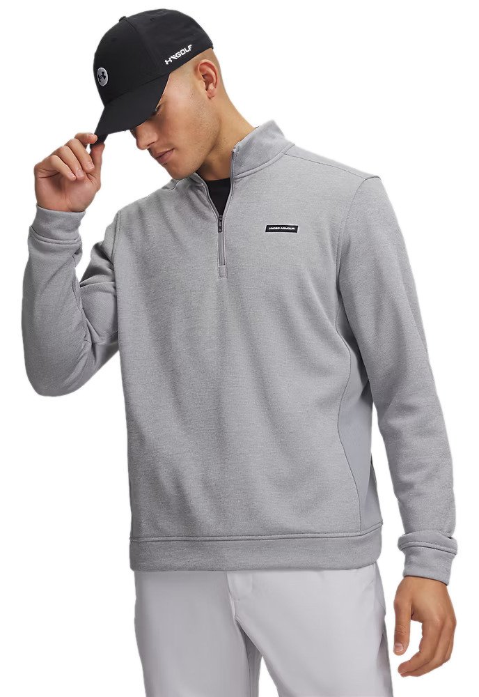 Under Armour Sweaterfleece Hybrid HZ felpa da uomo, grigia