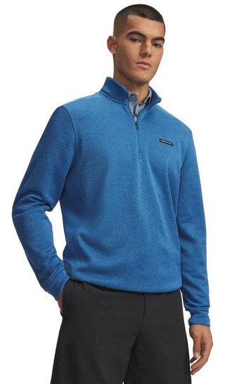 Under Armour Sweaterfleece Hybrid HZ felpa da uomo, blu