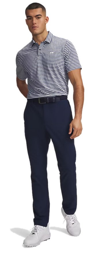 Under Armour Tech Tapered pantaloni da uomo, academy/bianco