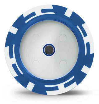 Masters Golf Poker Chip Disc Holder, blu