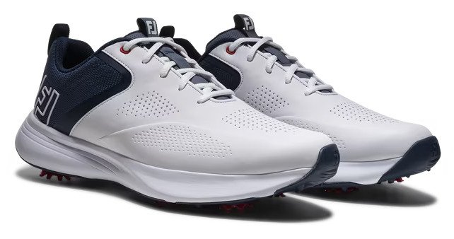 FootJoy Qualifier scarpe da golf da uomo, bianco/blu/rosso