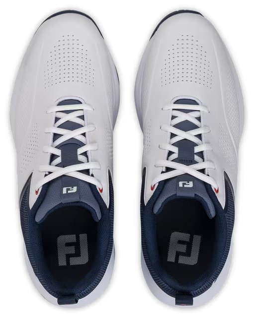 FootJoy Qualifier scarpe da golf da uomo, bianco/blu/rosso