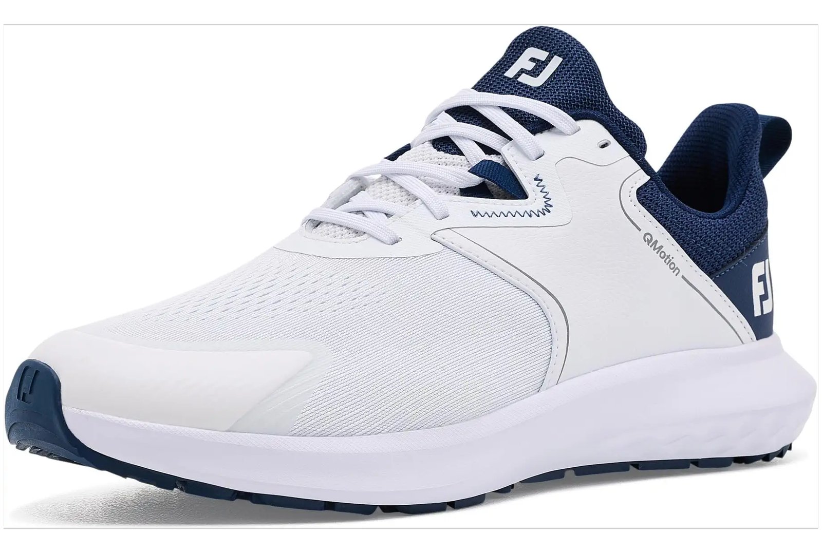 FootJoy Qmotion scarpe da golf da uomo, bianco/blu navy