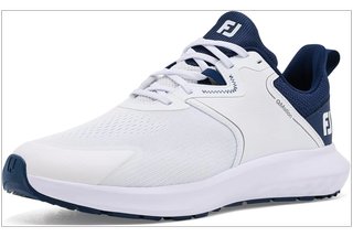 FootJoy Qmotion scarpe da golf da uomo, bianco/blu navy