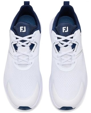 FootJoy Qmotion scarpe da golf da uomo, bianco/blu navy