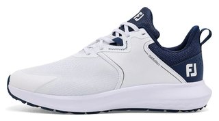 FootJoy Qmotion scarpe da golf da uomo, bianco/blu navy