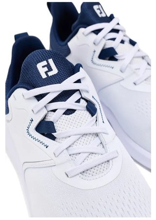 FootJoy Qmotion scarpe da golf da uomo, bianco/blu navy