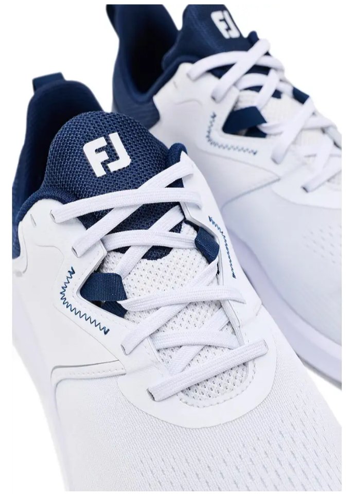 FootJoy Qmotion scarpe da golf da uomo, bianco/blu navy
