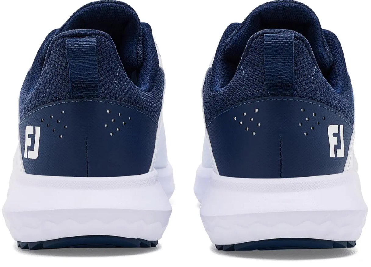 FootJoy Qmotion scarpe da golf da uomo, bianco/blu navy