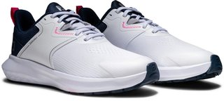 FootJoy Qmotion scarpe da golf da donna, bianco/blu/rosa