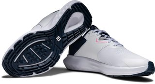 FootJoy Qmotion scarpe da golf da donna, bianco/blu/rosa