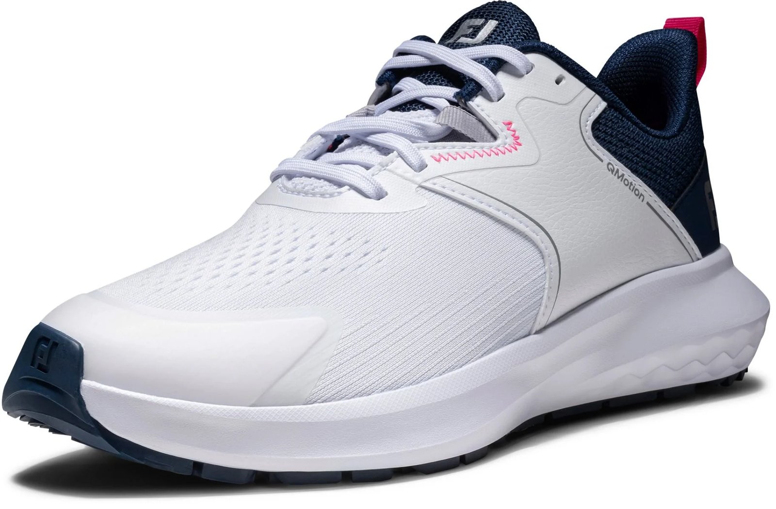 FootJoy Qmotion scarpe da golf da donna, bianco/blu/rosa