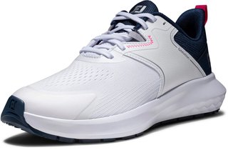 FootJoy Qmotion scarpe da golf da donna, bianco/blu/rosa