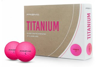 Prisma Titanium palline da golf (12 palline), rosa