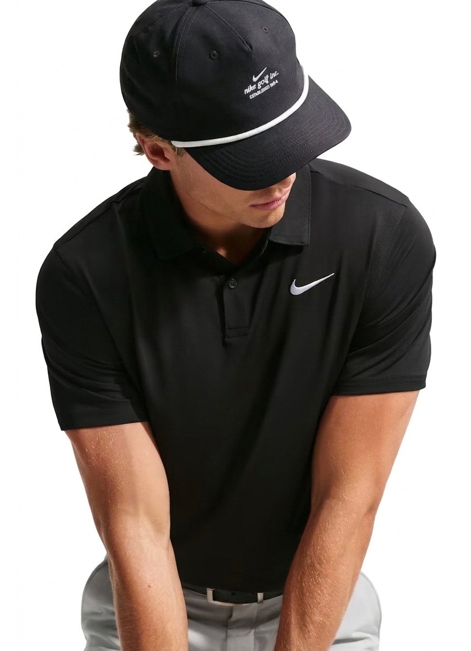 Nike Velocity Dri-FIT polo da uomo, nero
