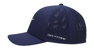 Nike Rise unisex cappellino da golf, blu navy/bianco